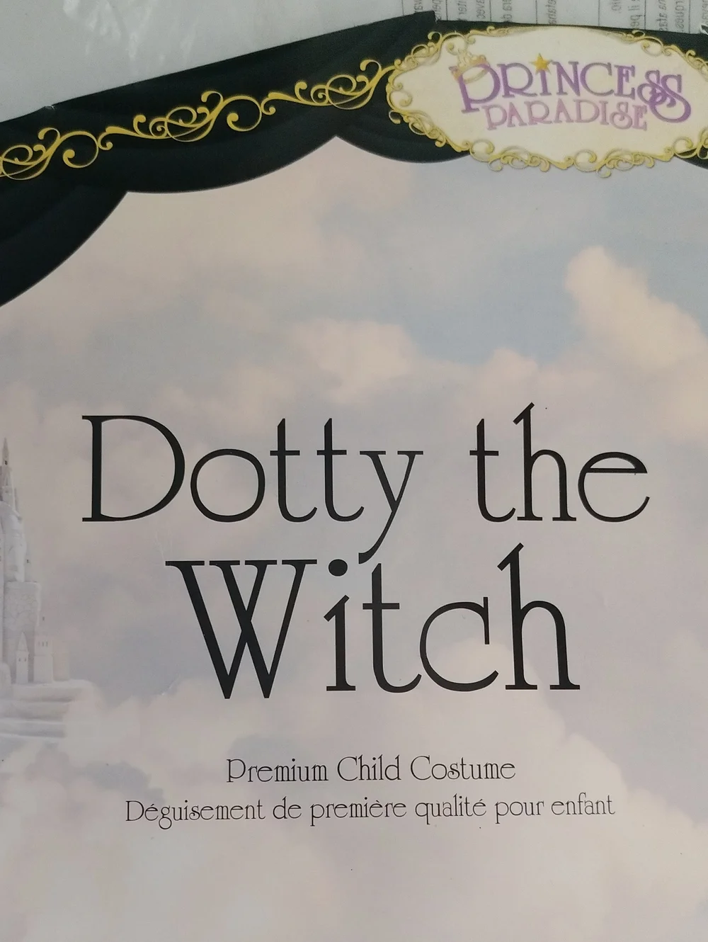 Dotty The Witch Kids Halloween 3-pc Costume Set: Includes Dress, Hat & Leggings